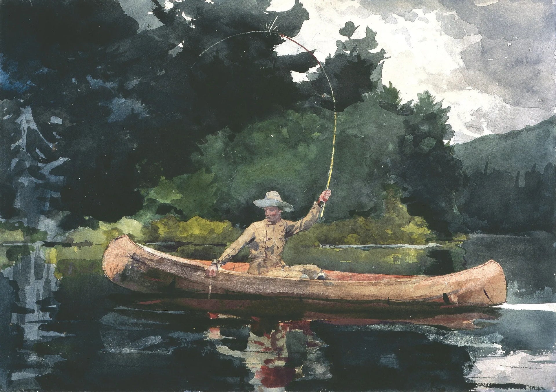 Les forêts du Nord - Winslow Homer image 1 copie de tableau peinte à la main