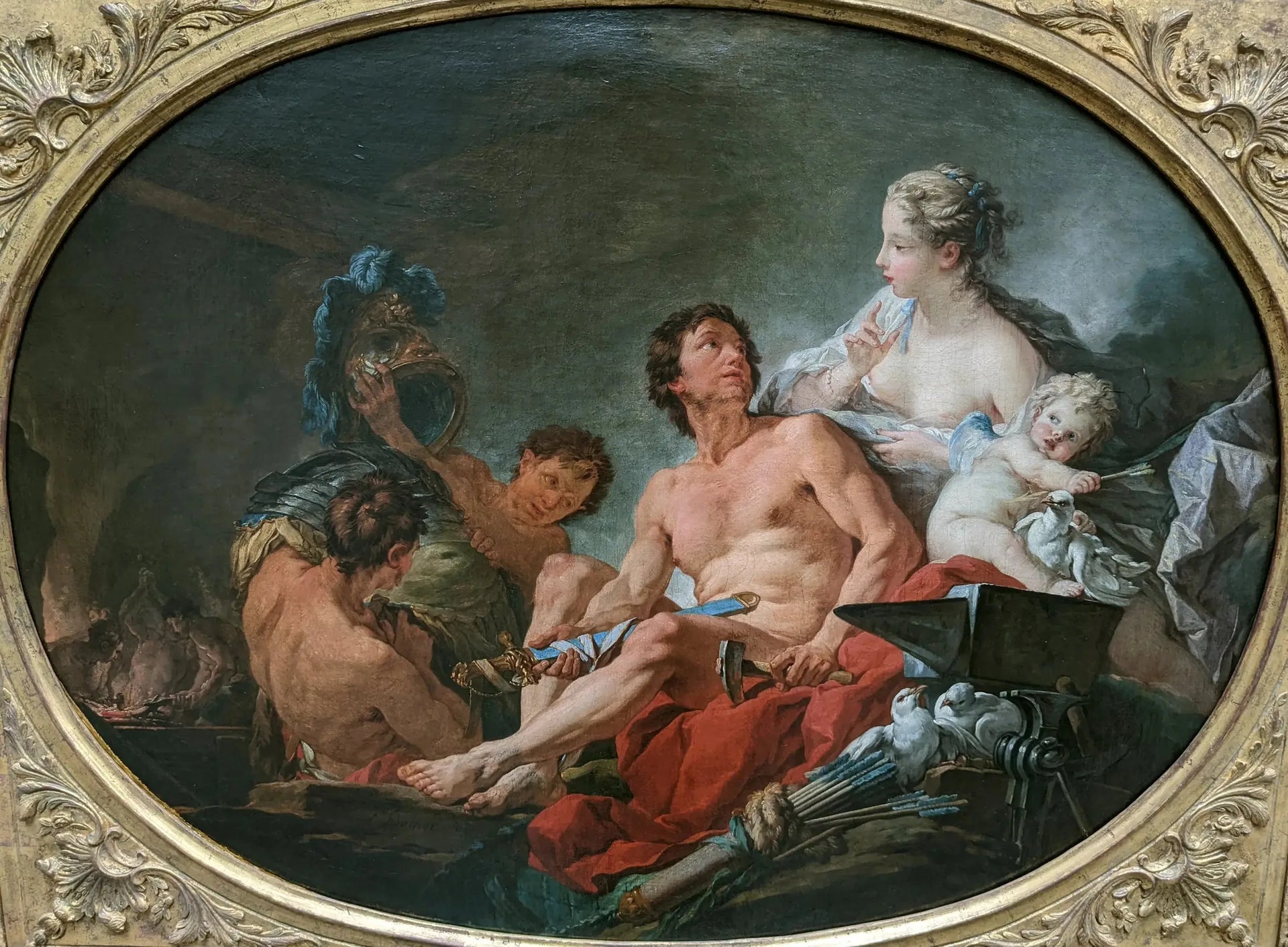 Les forges de Vulcain - François Boucher image 1 reproduction artisanale de tableau