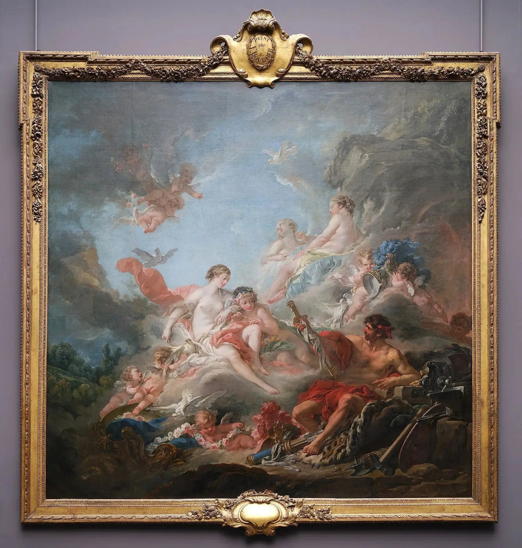Les Forges de Vulcain - François Boucher image 2 reproduction réalisée par Alpha Reproduction