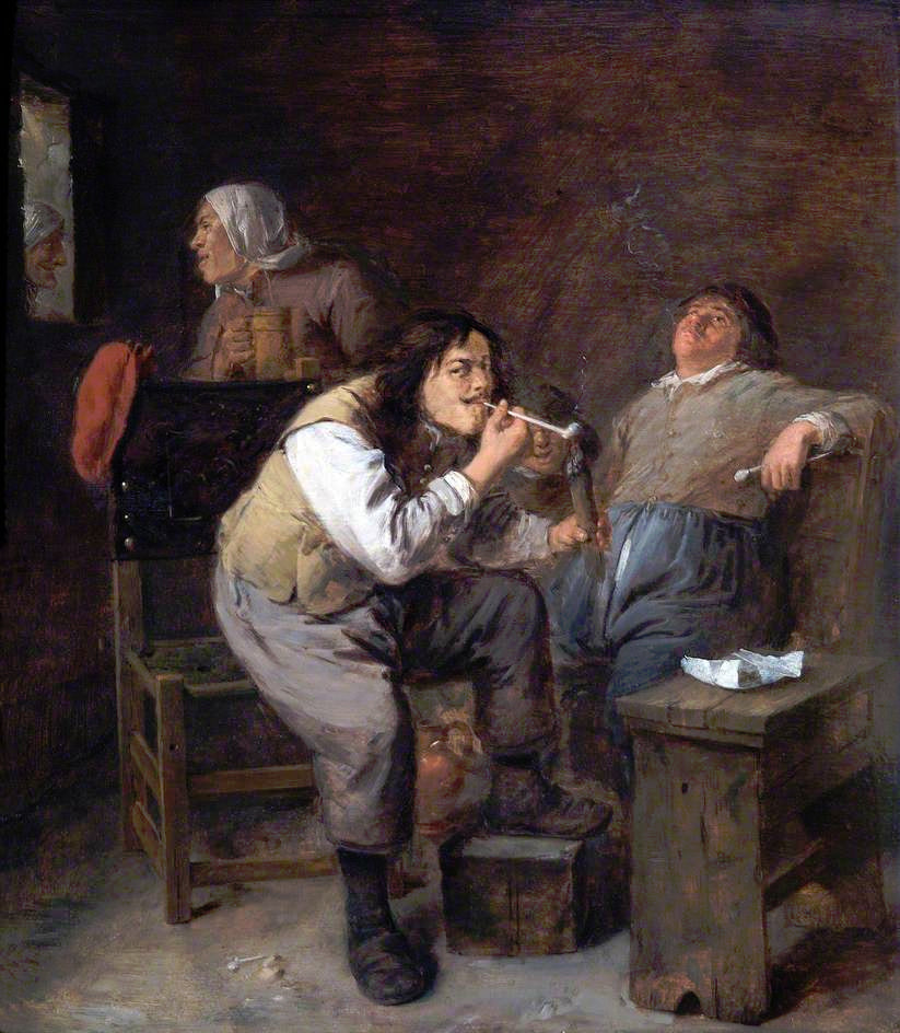 Les fumeurs - Adriaen Brouwer image 1 tableau peint à l’huile sur toile