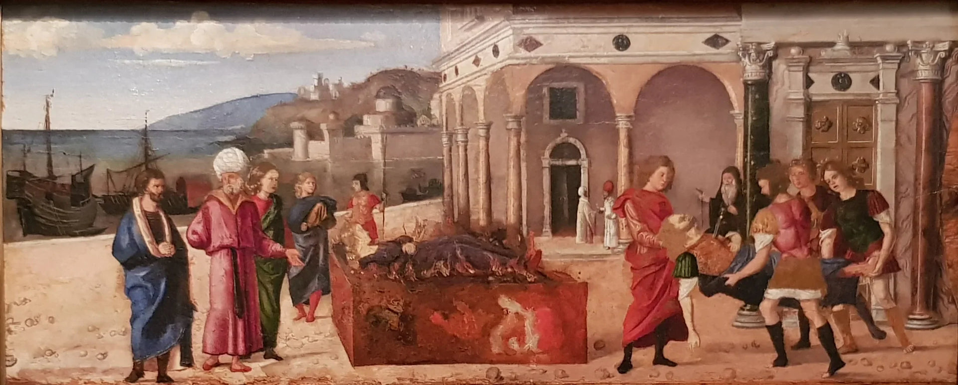 Les Funérailles de Marcus Plautius et Orestilla - Cima da Conegliano image 1 copie de tableau peinte à la main