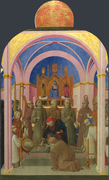 Les funérailles de saint François - Sassetta image 1 reproduction réalisée par Alpha Reproduction