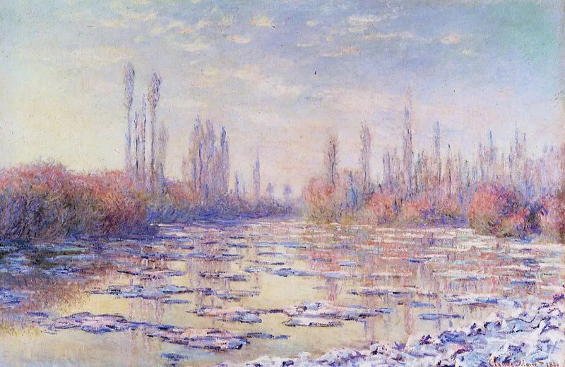 Les glaçons - Claude Monet