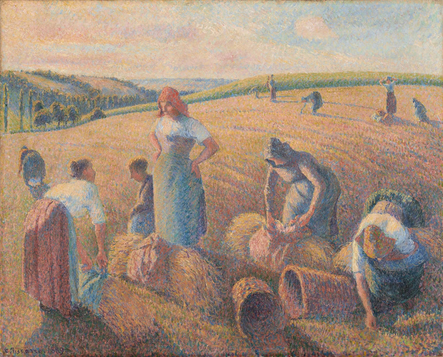 Les glaneuses - Camille Pissarro