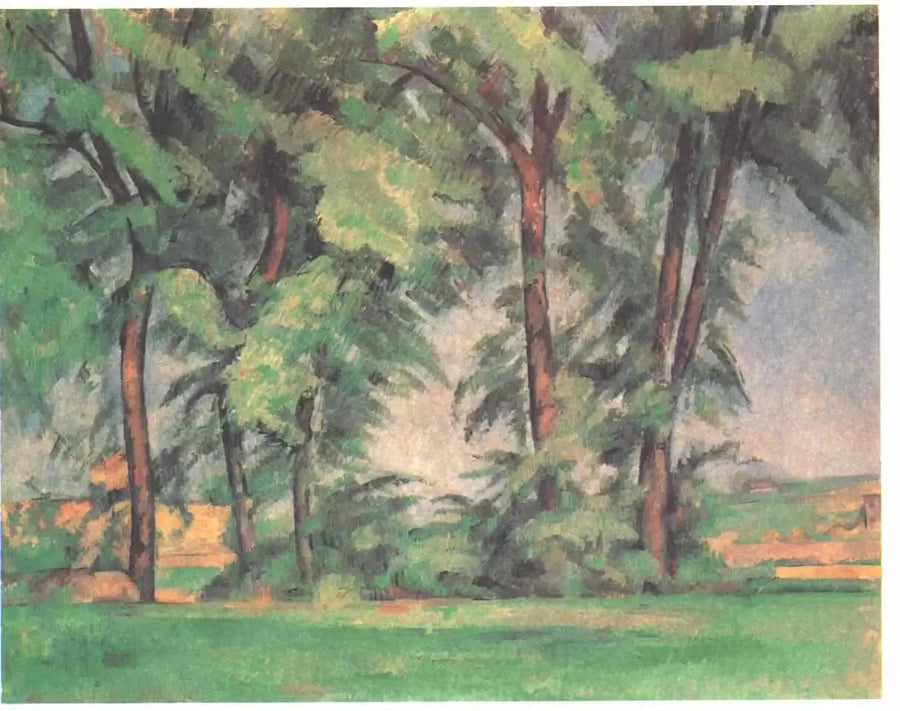 Les Grands Arbres au Jas de Bouffan - Paul Cézanne