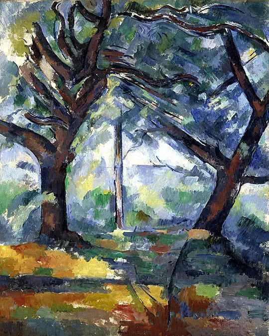 Les Grands Arbres - Paul Cézanne image 1 reproduction d’œuvre d’art à l’huile