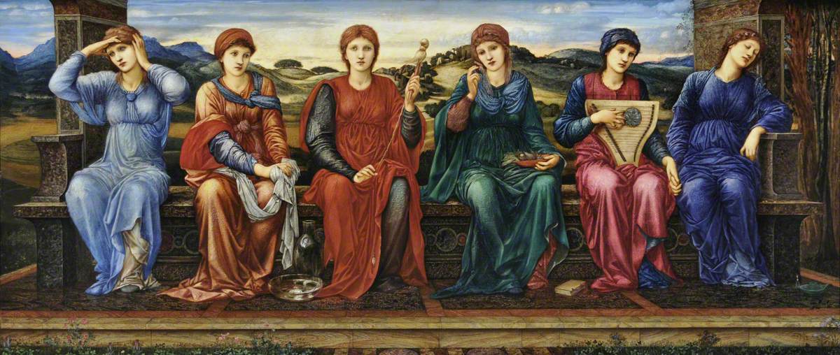 Les Heures - Edward Burne-Jones image 1 reproduction de peinture à l’huile