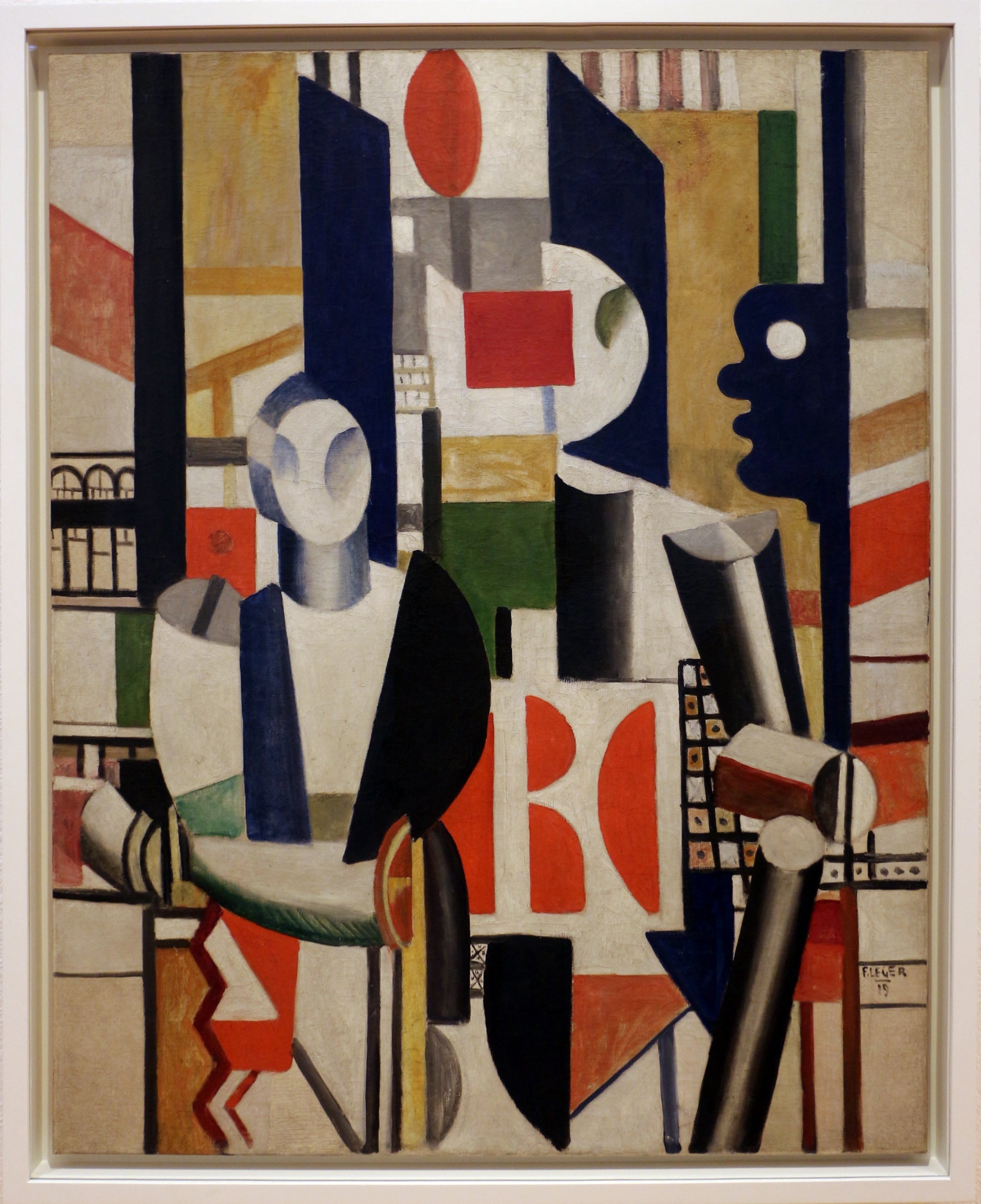 Les hommes dans la ville - Fernand Léger image 1 copie peinte à la main à l’huile
