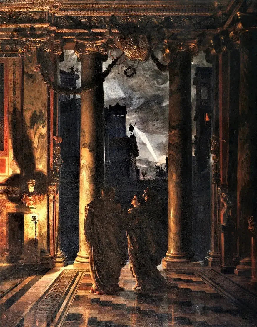 Les ides de mars - Edward Poynter image 1 reproduction de peinture à l’huile