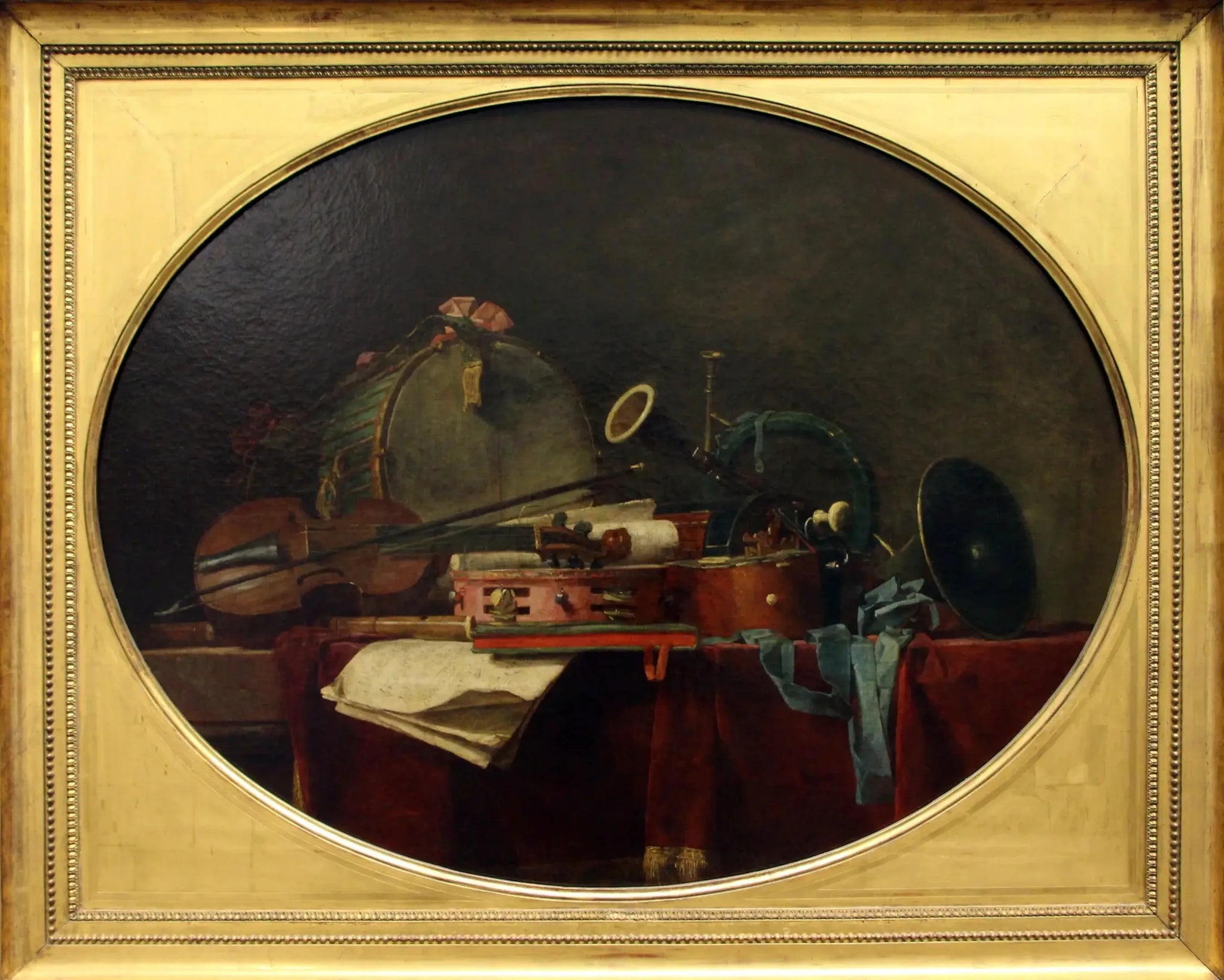 Les Instruments de la musique civile - Jean Siméon Chardin image 1 reproduction réalisée par Alpha Reproduction