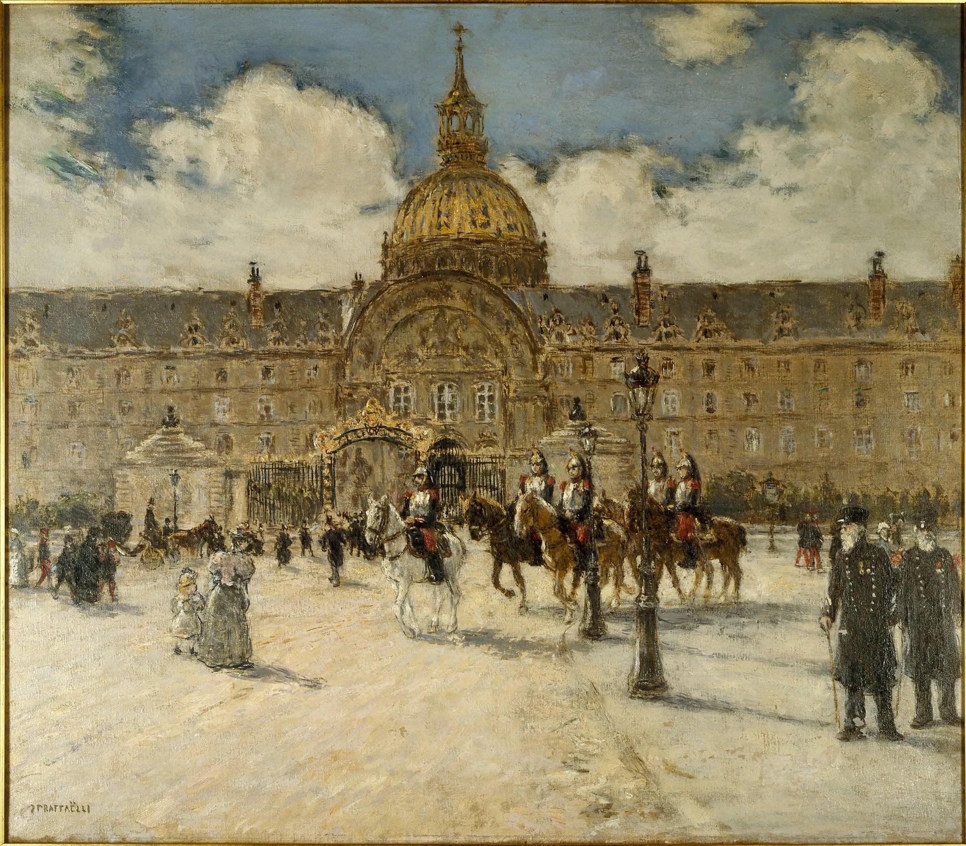 Les Invalides - Jean-François Raffaëlli image 1 reproduction de peinture à l’huile