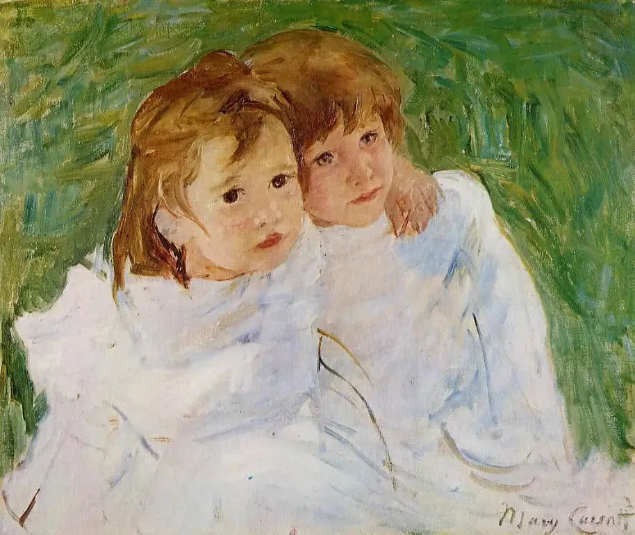 Les jeunes filles - Mary Cassatt image 1 tableau peint à l’huile sur toile
