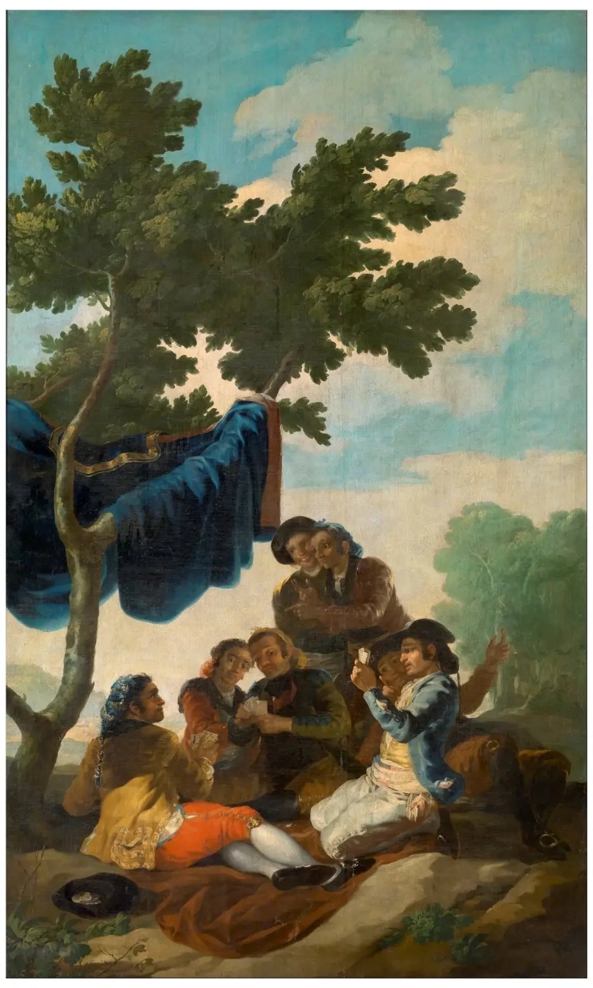 Les Joueurs de cartes - Francisco de Goya image 1 tableau peint à l’huile sur toile