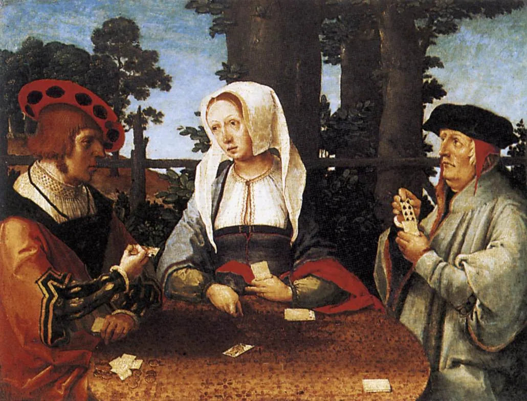 Les joueurs de cartes - Lucas van Leyden image 1 reproduction réalisée par Alpha Reproduction