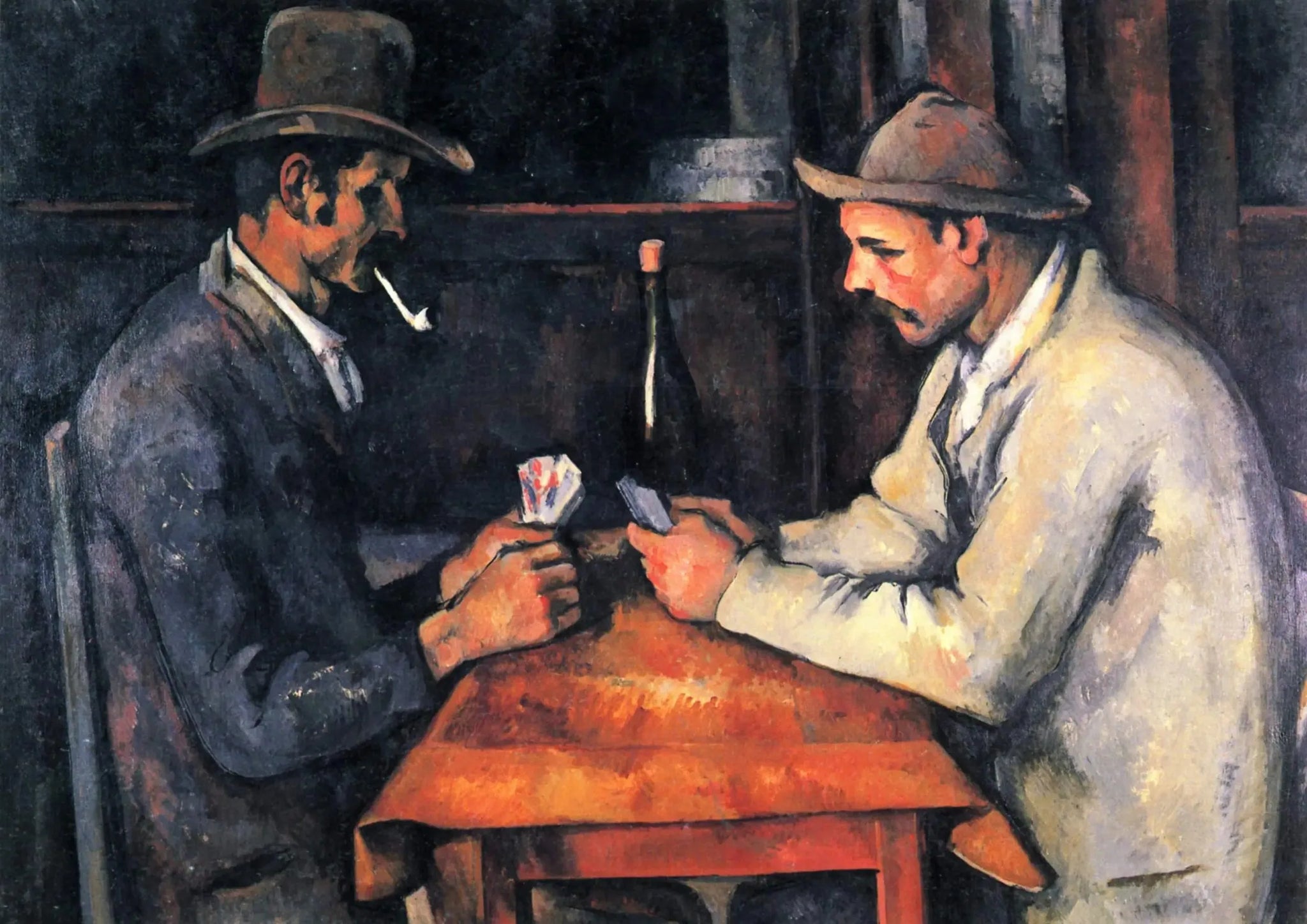 Les Joueurs de cartes - Paul Cézanne image 1 tableau peint à l’huile sur toile