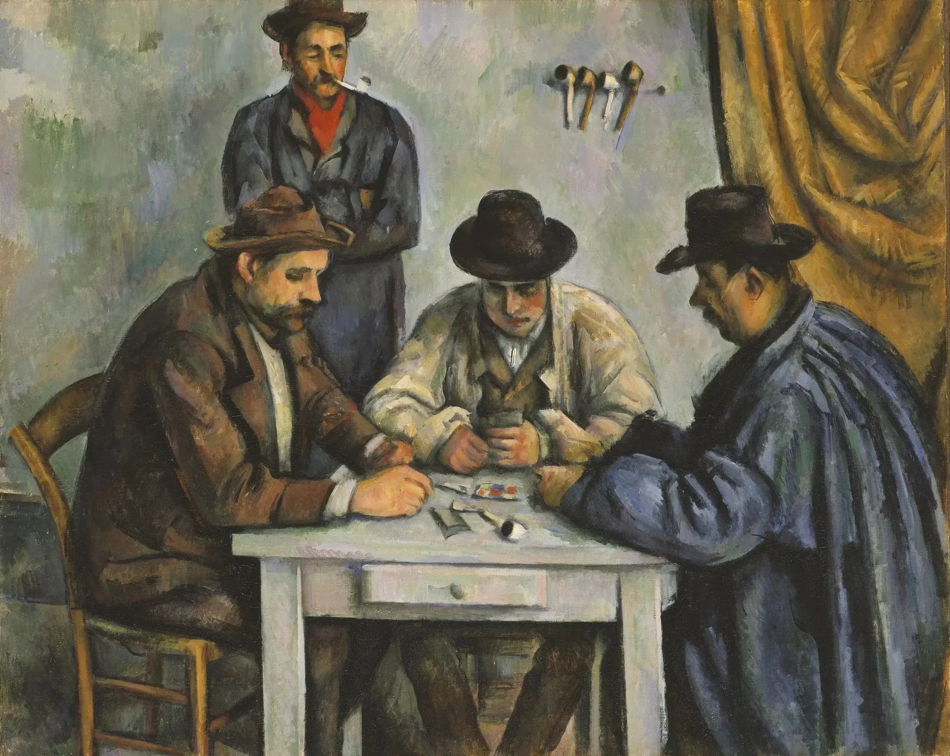 Les joueurs de cartes - Paul Cézanne image 1 reproduction d’œuvre d’art à l’huile
