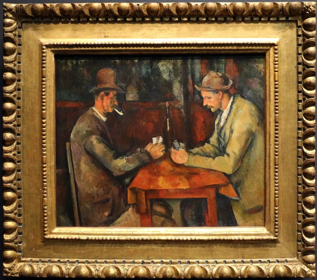 Les Joueurs de cartes - Paul Cézanne image 2 reproduction de peinture à l’huile