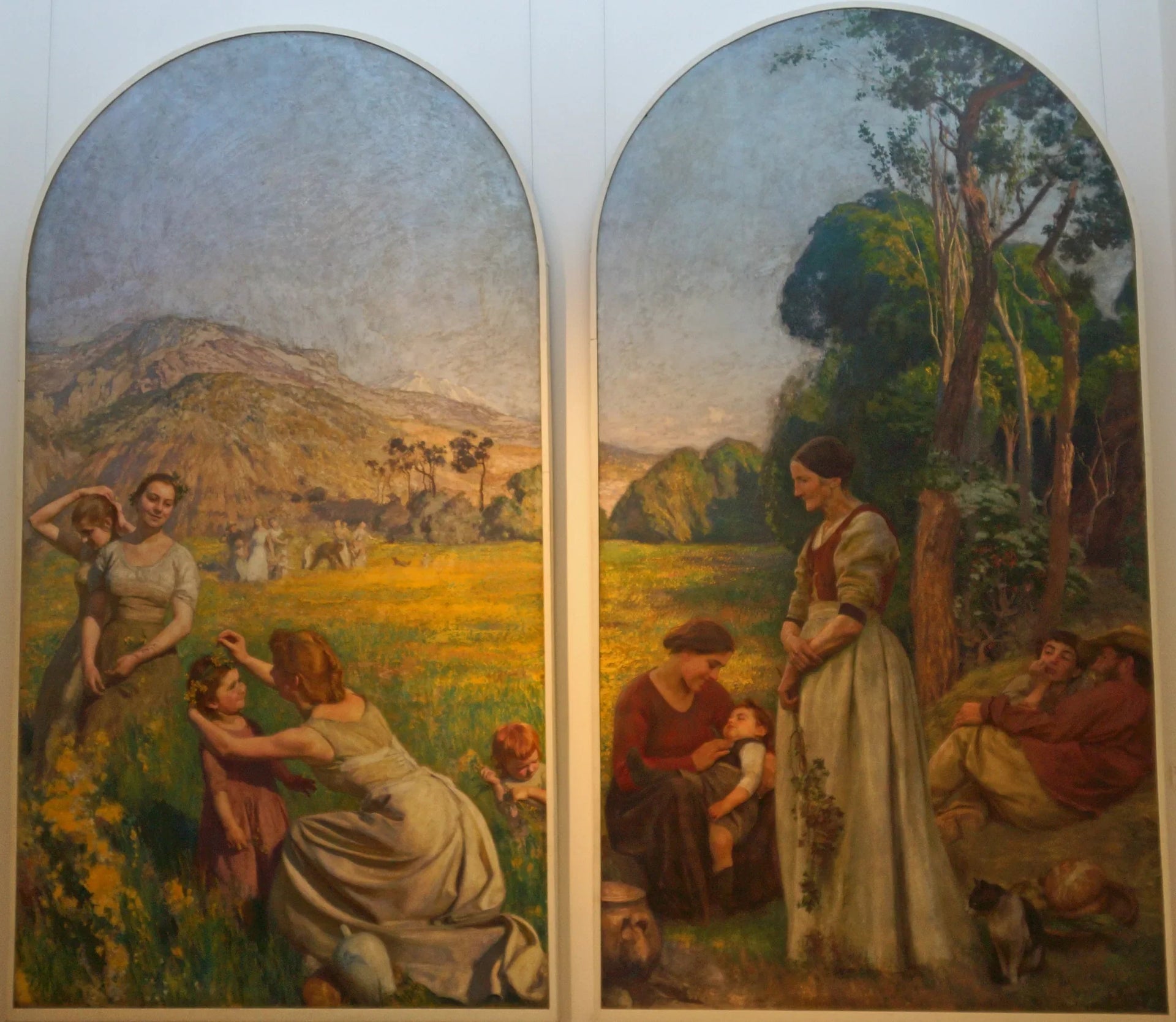 Les jours heureux - Émile Friant image 1 reproduction artisanale de tableau