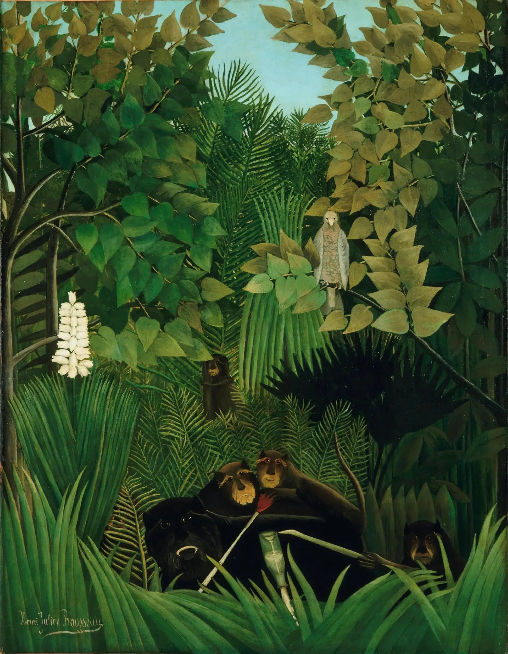 Les Joyeux Farceurs - Henri Rousseau image 1 tableau peint à l’huile sur toile