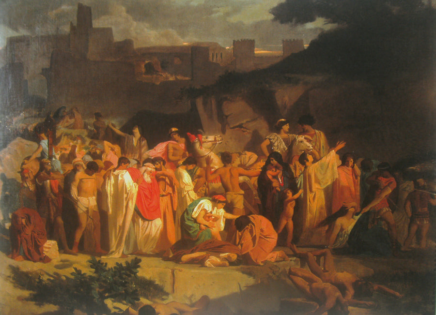 Les Juifs emmenés en captivité - Bouguereau