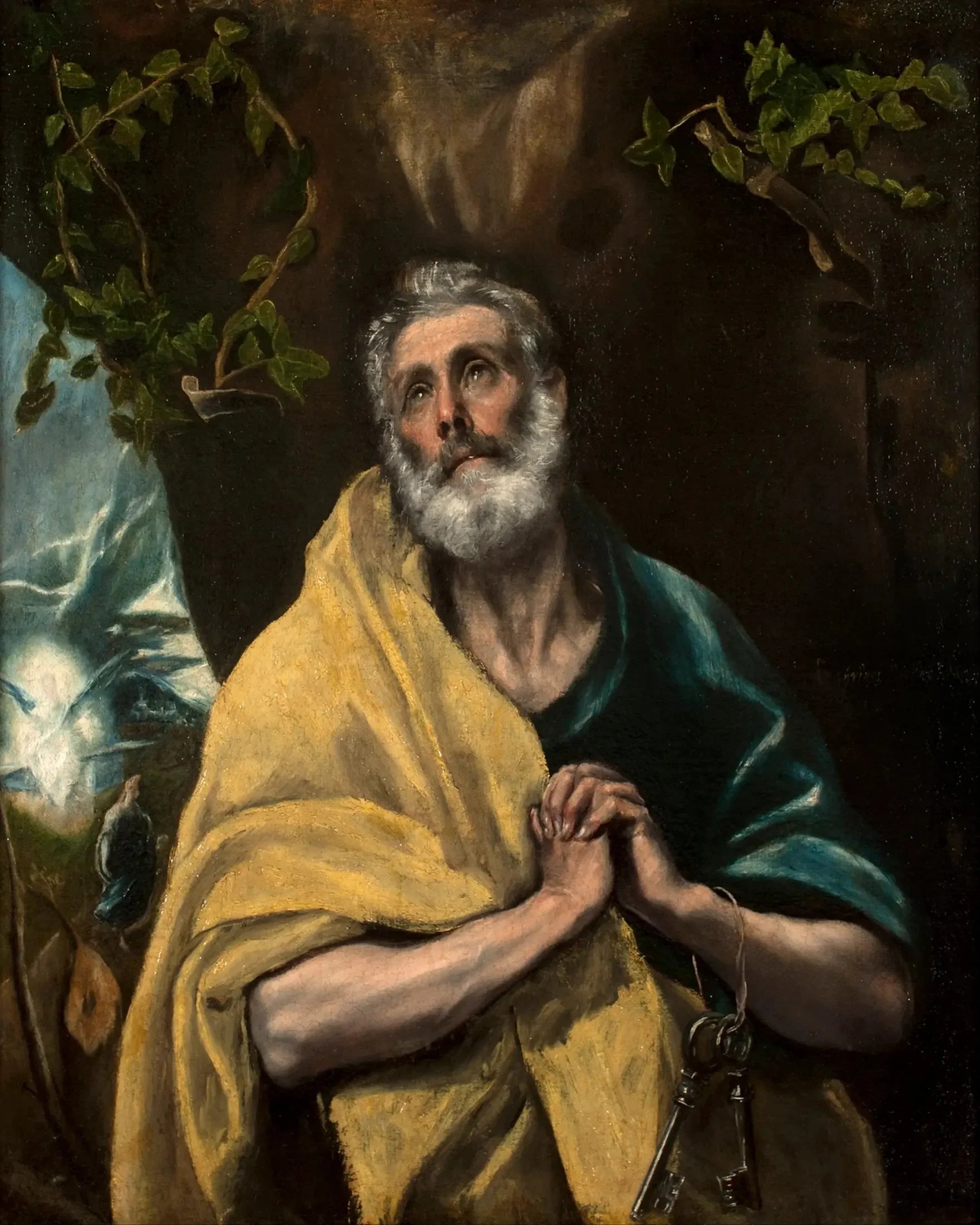 Les larmes de saint Pierre - El Greco image 1 reproduction d’œuvre d’art à l’huile