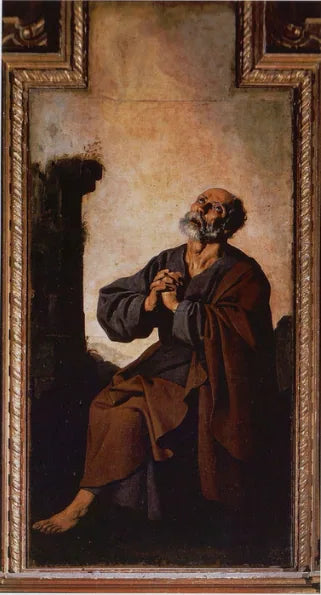 Les larmes de saint Pierre - Francisco de Zurbarán image 1 reproduction d’œuvre d’art à l’huile