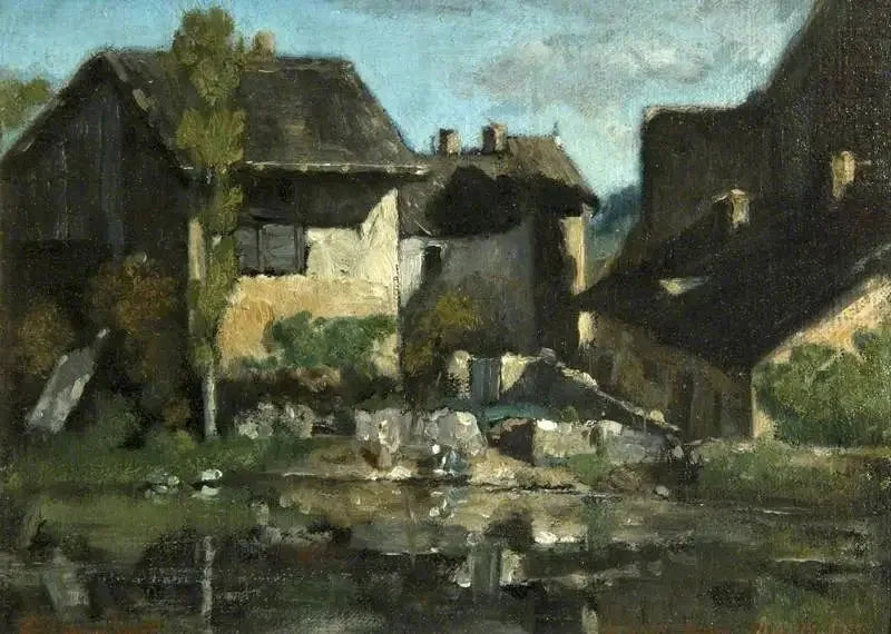Les Lavandières - Gustave Courbet image 1 tableau peint à l’huile sur toile