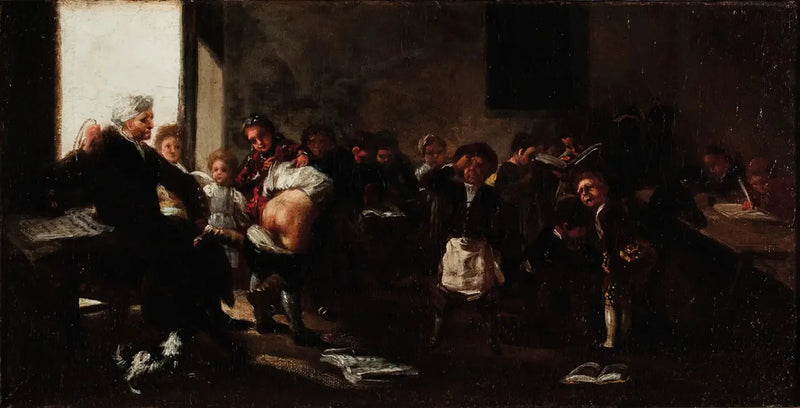 Les Leçons entrent dans le sang - Francisco de Goya