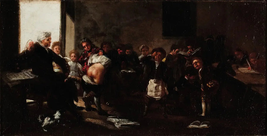 Les Leçons entrent dans le sang - Francisco de Goya