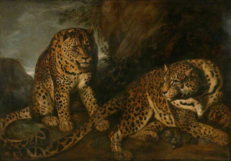 Les léopards - Frans Snyders image 1 reproduction de peinture à l’huile