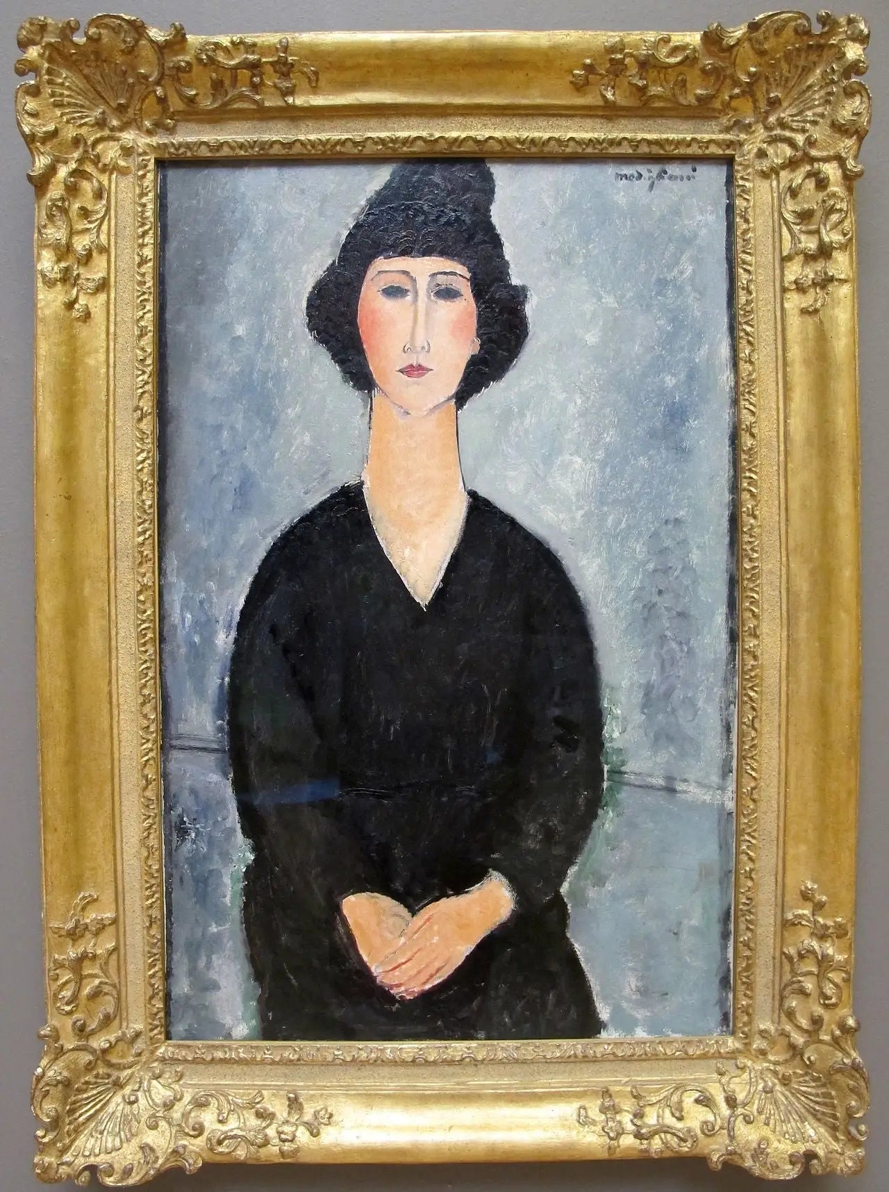 Les Mains croisées - Amedeo Modigliani image 1 reproduction d’œuvre d’art à l’huile