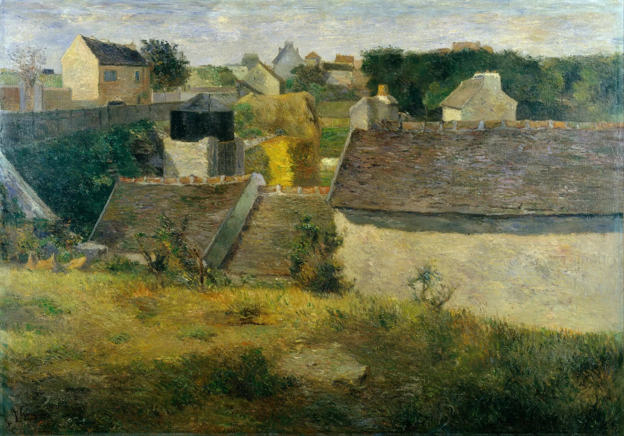 Les Maisons de Vaugirard - Paul Gauguin image 1 copie peinte à la main à l’huile