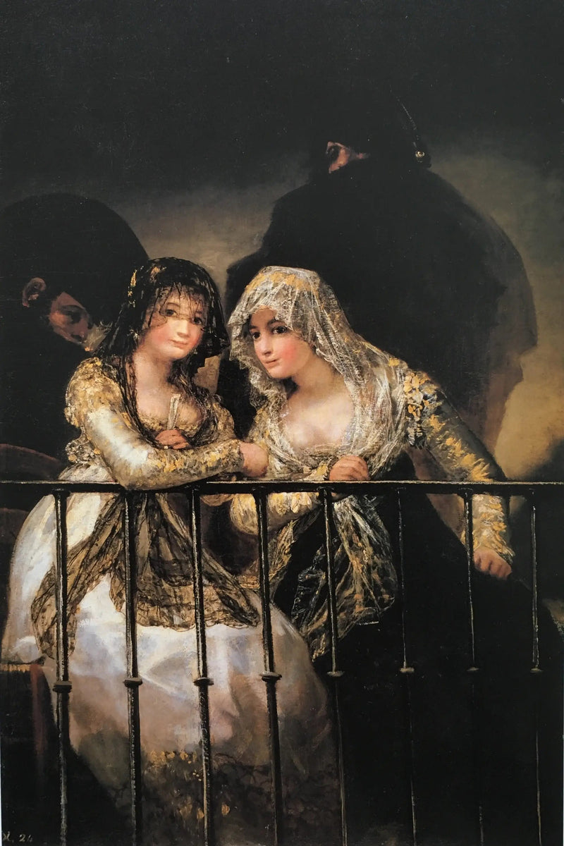 les Majas au balcon - Francisco de Goya
