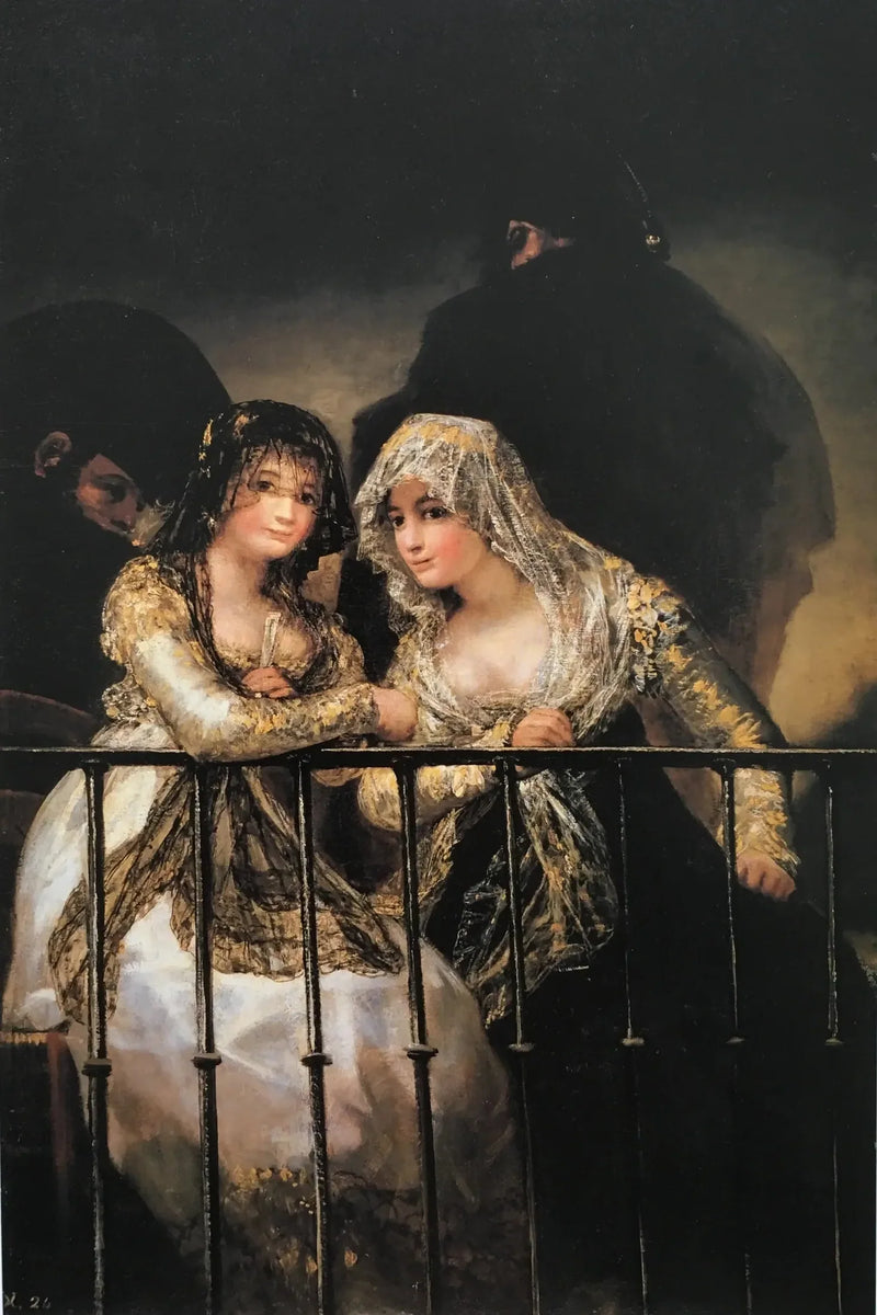 les Majas au balcon - Francisco de Goya