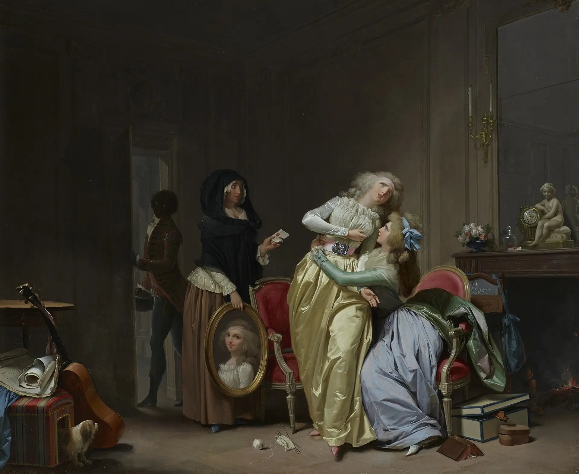 Les Malheurs de l'amour - Louis-Léopold Boilly image 1 reproduction d’œuvre d’art à l’huile
