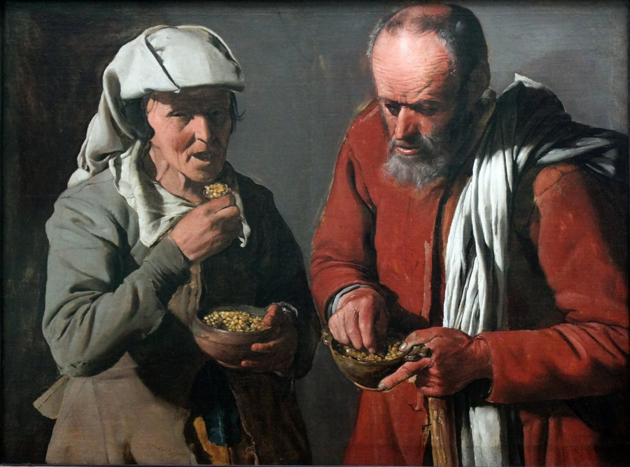 Les Mangeurs de pois - Georges de La Tour