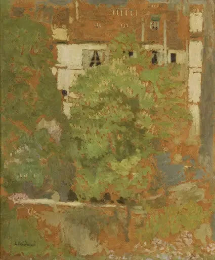 Les marronniers, rue Truffaut - Édouard Vuillard image 1 reproduction de peinture à l’huile