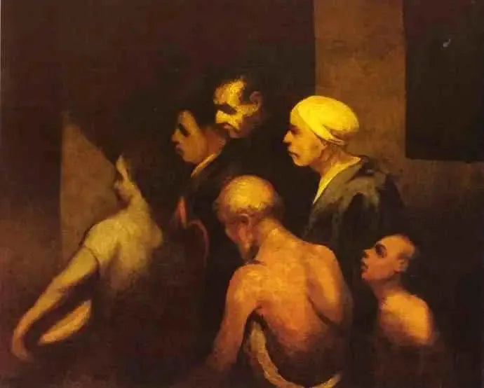 Les mendiants - Honoré Daumier image 1 reproduction réalisée par Alpha Reproduction