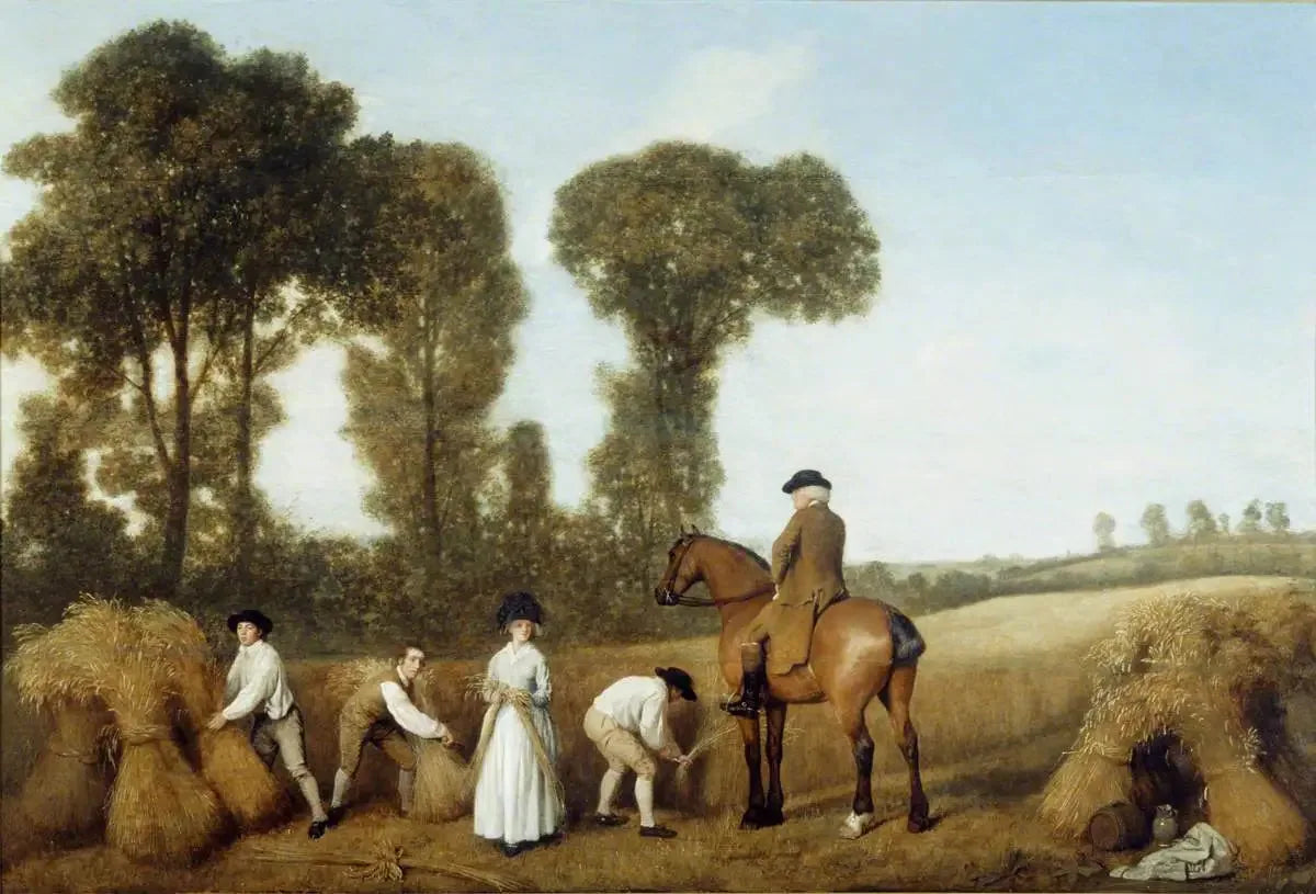 Les Moissonneurs - George Stubbs image 1 reproduction de peinture à l’huile