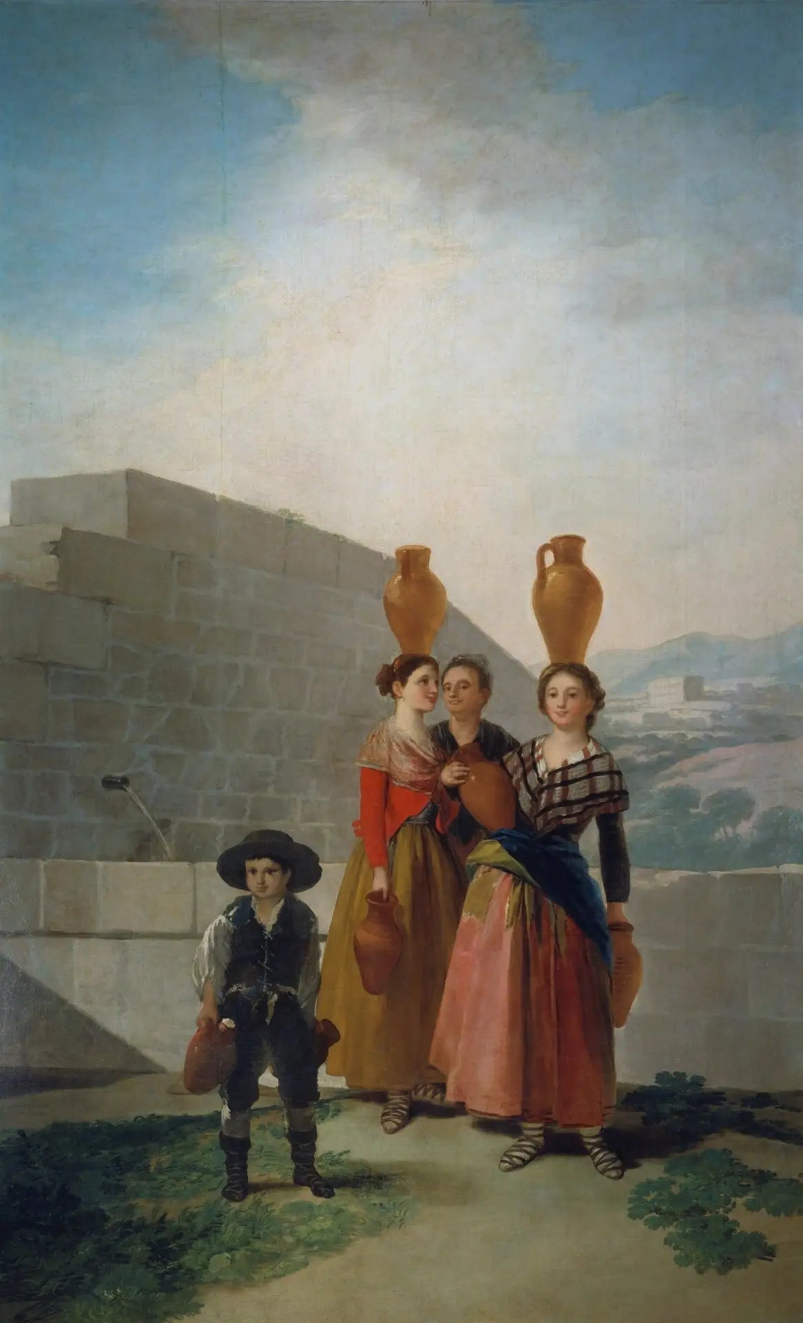 Les Mozas du chantaro - Francisco de Goya image 1 copie de tableau peinte à la main