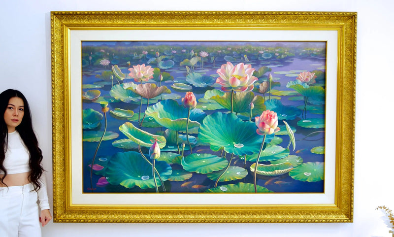 Les Nénuphars II | 160 x 100 cm