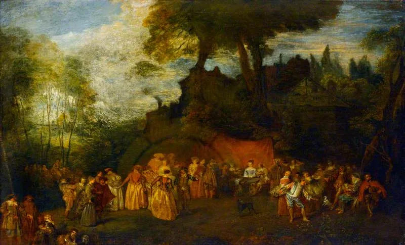Les noces - Antoine Watteau image 1 reproduction réalisée par Alpha Reproduction