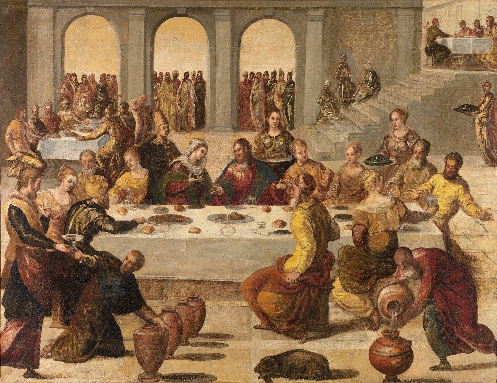Les Noces de Cana - Jacopo Tintoretto image 1 copie de tableau peinte à la main