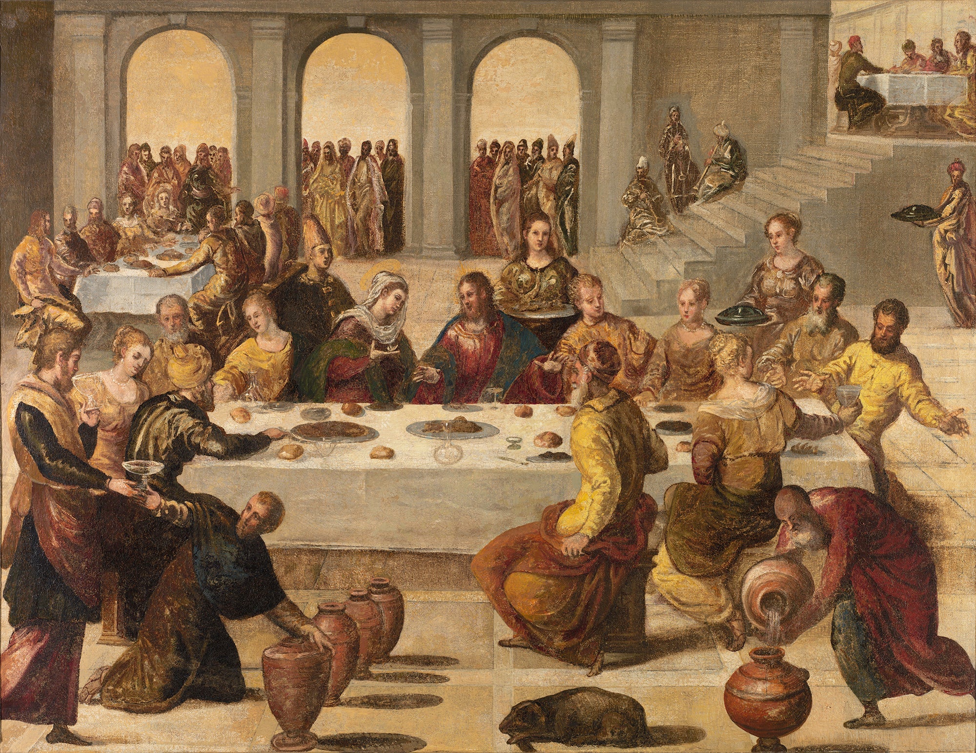 Les Noces de Cana - Jacopo Tintoretto image 1 copie de tableau peinte à la main
