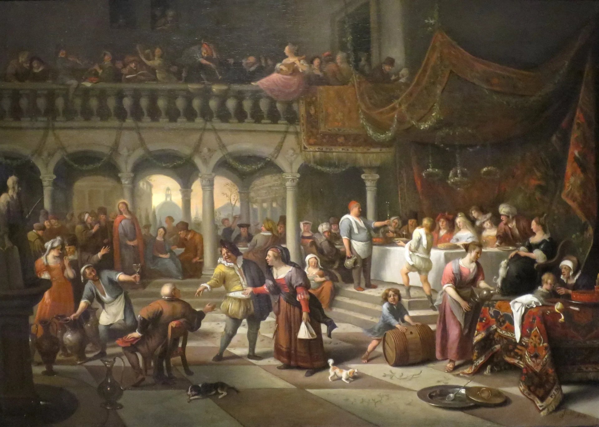 Les Noces de Cana - Jan Steen image 1 copie de tableau peinte à la main