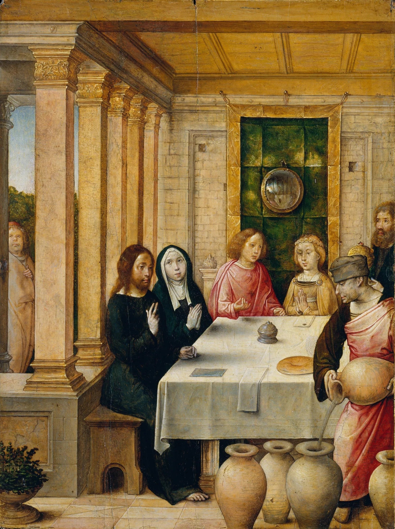Les Noces de Cana - Juan de Flandes image 1 copie peinte à la main à l’huile
