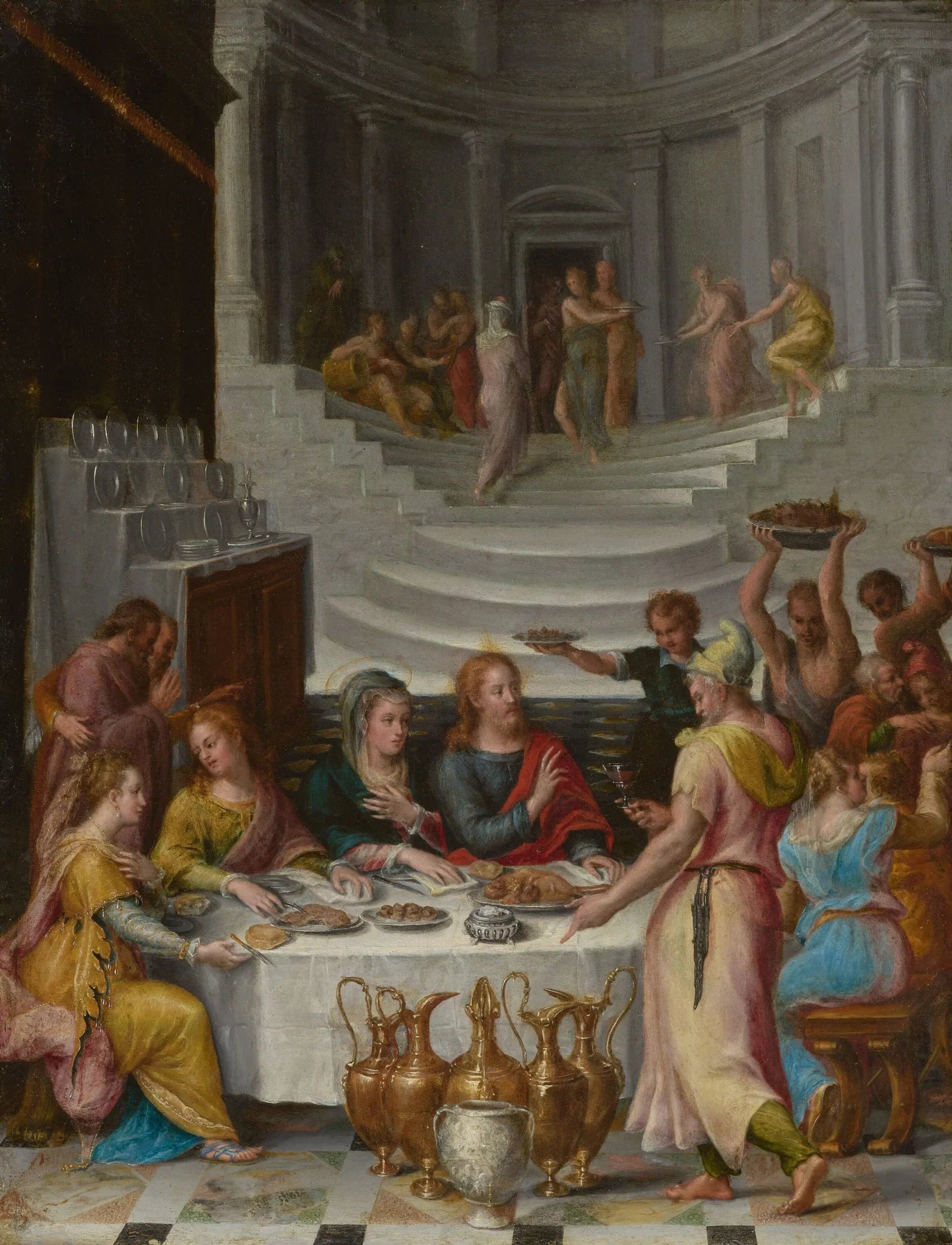 Les Noces de Cana - Lavinia Fontana image 1 tableau peint à l’huile sur toile