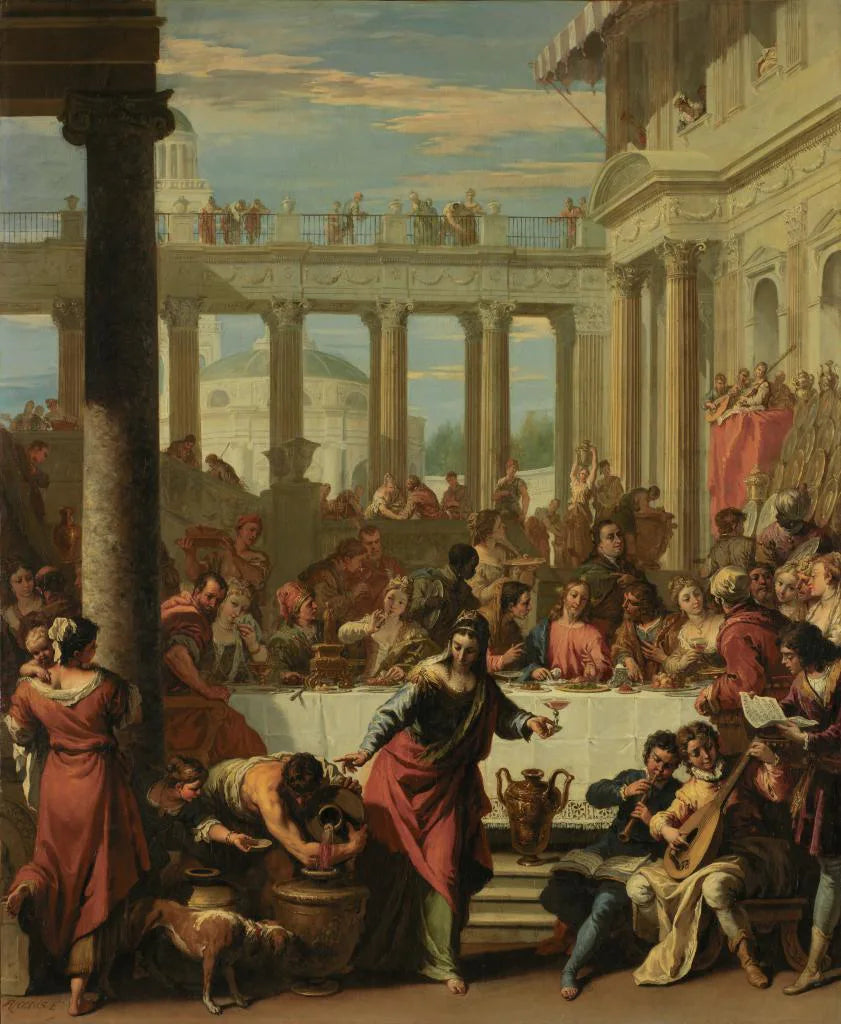 Les Noces de Cana - Sebastiano Ricci image 1 reproduction artisanale de tableau