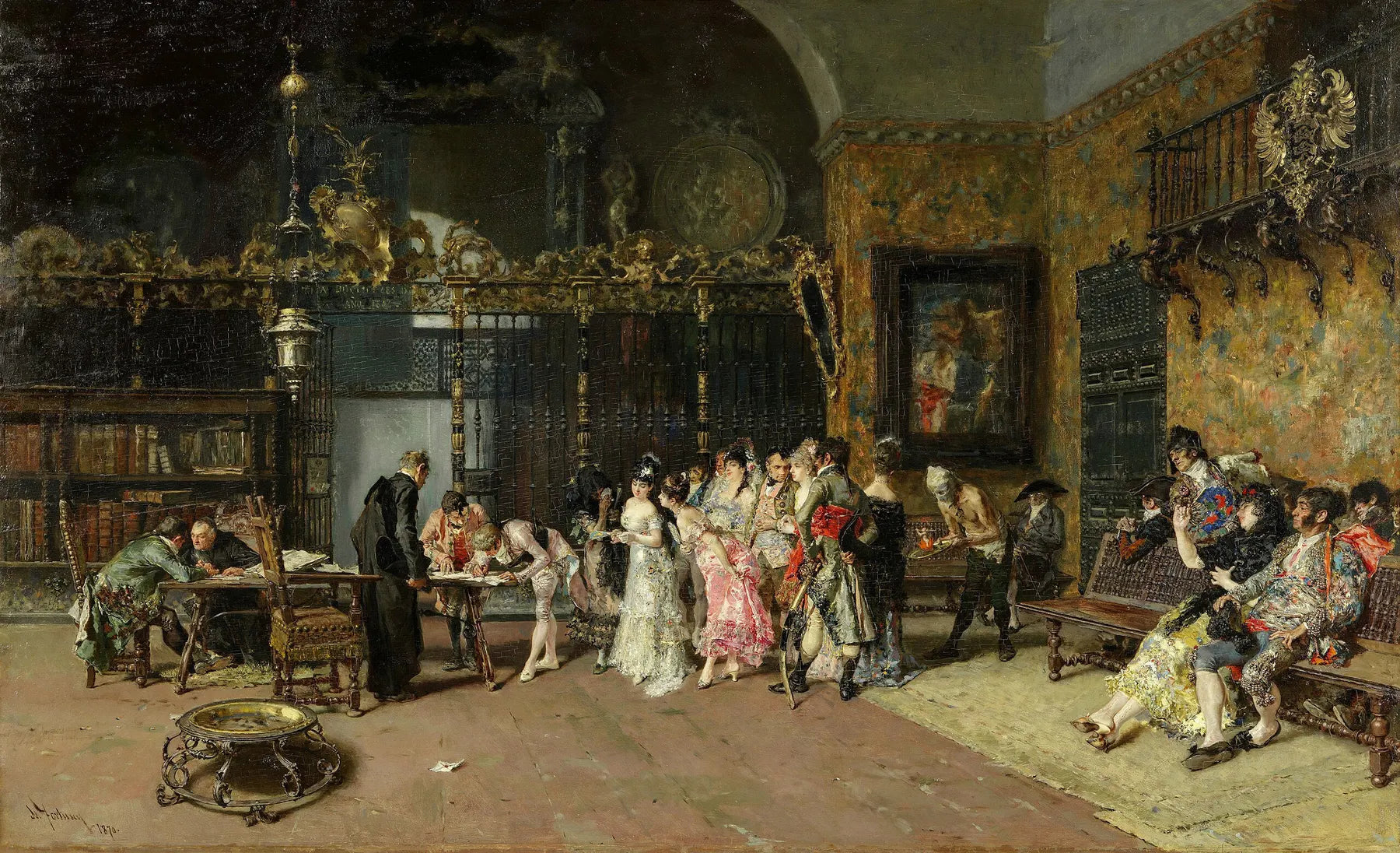 Les Noces - Mariano Fortuny Marsal image 1 copie peinte à la main à l’huile