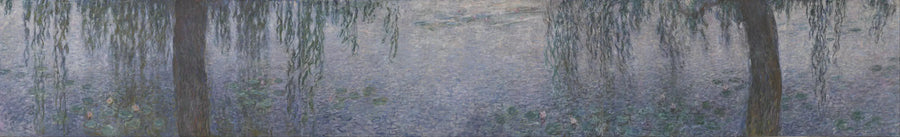 Les Nymphéas - Matin Clair avec Saules - Claude Monet